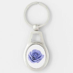 Paarse Roos Sleutelhanger