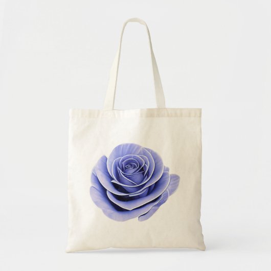 Paarse Roos Tote Bag (Voorkant)