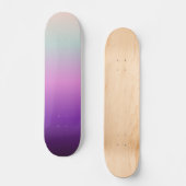 paarse roze blauwe drijfmestverloopkleuren skateboard (Voorkant)