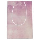 Paarse roze blush textuur medium cadeauzakje (Voorkant)