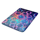 Paarse Roze Bubble Magic Badmat (Gekanteld)