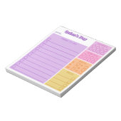 Paarse Roze Dag Tracker Taken Stappen Meds Notitieblok (Gedraaid)