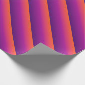 Paarse, roze en oranje gradiëntmeter cadeaupapier (Hoek)