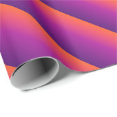 Paarse, roze en oranje gradiëntmeter cadeaupapier (Rol Hoek)