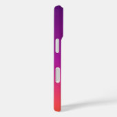Paarse, roze en oranje gradiëntmeter Case-Mate iPhone case (Achterkant / Rechts)
