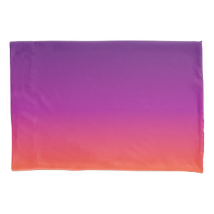 Paarse, roze en oranje gradiëntmeter kussensloop