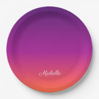 Paarse, roze en oranje gradiëntmeter