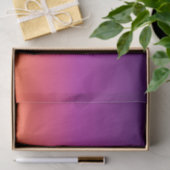 Paarse, roze en oranje gradiëntmeter tissuepapier (Geschenk)