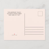 Paarse roze faux sparkly glitter ombre key Moving Aankondigingskaart (Achterkant)