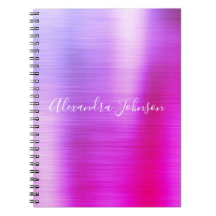 Paarse Roze Folie Professionele Girly Notitieboek