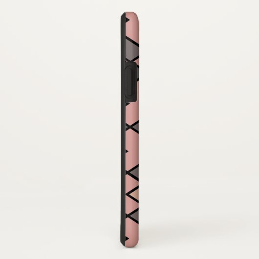 paarse roze geometrische vorm Case-Mate iPhone case (Achterkant / rechts)