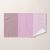 Paarse roze gestreept ombre bad handdoek (Handdoek)