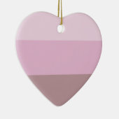 Paarse roze gestreept ombre keramisch ornament (Rechts)