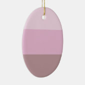 Paarse roze gestreept ombre keramisch ornament (Rechts)