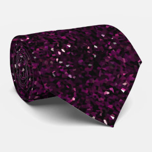 Paarse Roze Glitter Ombre Sparkle Stijlvolle Gift Stropdas