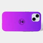 Paarse Roze Gradient - Emo - iPhone / iPad Case (Achterkant (horizontaal))