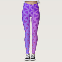 Paarse Roze Gradient Yoga Broek