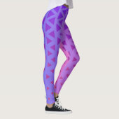 Paarse Roze Gradient Yoga Broek Leggings (Rechts)