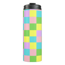 Paarse Roze Groen Geel Blauw Plaid