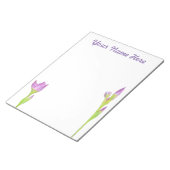 Paarse roze Iris Notitieblok (Schuin)