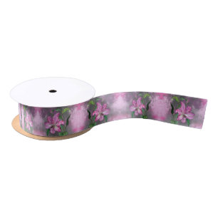 Paarse roze lelie lint