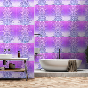 Paarse Roze Neon Glitter Sparkly Drips Behang