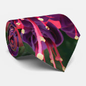 Paarse roze Passie Fuchsia Stropdas (Opgerold)