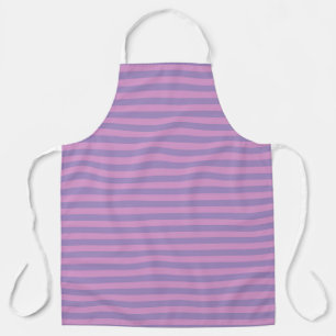 Paarse Roze Strepen Patroon Schort
