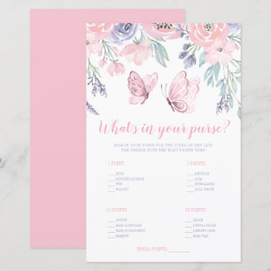 Paarse roze vlindervlinder Wat zit er in je tas