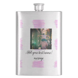 Paarse roze waterverf vader zoon vader afbeelding  flacon