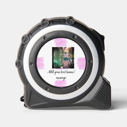 Paarse roze waterverf vader zoon vader afbeelding rolmaat (Voorkant)