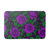 Paarse rozen badmat (Voorkant)