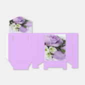 Paarse Rozen Bedankdoosjes (Uitgevouwen)