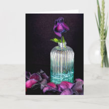 Paarse Rozen bloemblaadjes