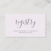 Paarse Rozen bruiloft Informatiekaartje (Voorkant)