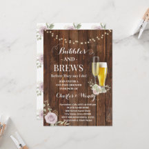 Paarse Rozen Bubble & Brews Couples Shower