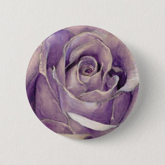Paarse Rozen Button (Voorkant)