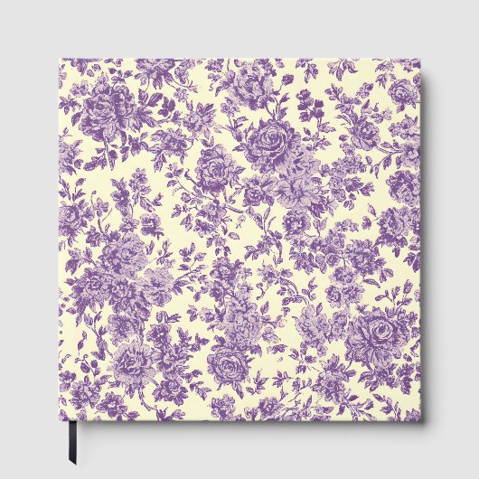 Paarse Rozen Gastenboek (Voorkant)