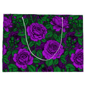 Paarse rozen groot cadeauzakje (Achterkant)