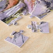 Paarse Rozen Legpuzzel (Zijkant)