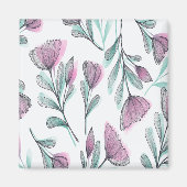 Paarse rozen magneet (Voorkant)