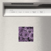 Paarse Rozen Magneet (Insitu (Vaatwasser))
