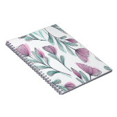 Paarse rozen notitieboek (Rechterzijde)