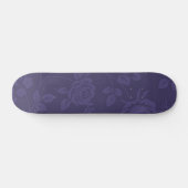 Paarse Rozen Skateboard (Horizontaal)