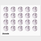paarse rozen sticker (Vel)