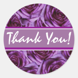 Paarse Rozen Sticker