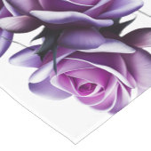 Paarse Rozen Table Runner Korte Tafelloper (Hoek)