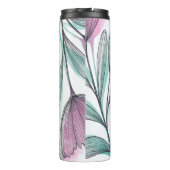 Paarse rozen thermosbeker (Achterkant)