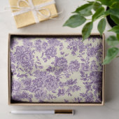 Paarse Rozen  Tissuepapier (Geschenk)