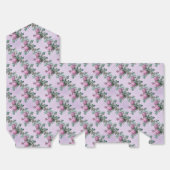 Paarse Rozen & Witte Polka Dot  Stijl Bedankdoosjes (Ongevouwen)